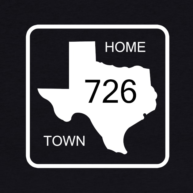 Texas Home Town Area Code 726 by djbryanc